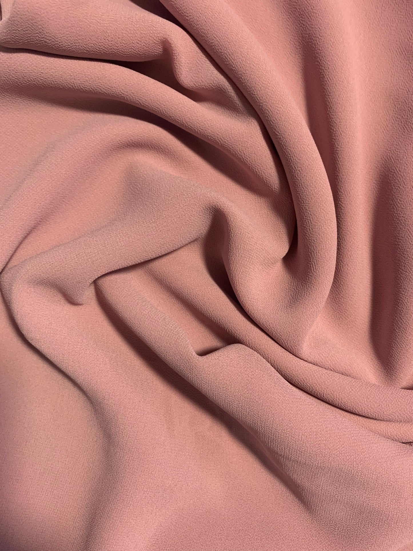 Quartz pink chiffon shawl