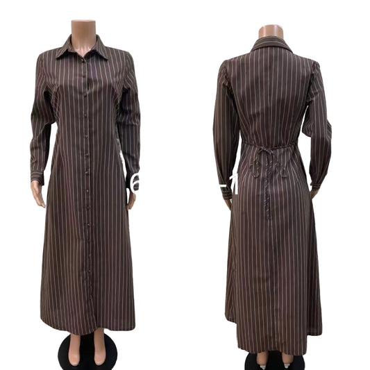 Cassie pin stripe dress