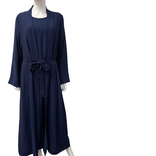 Becca linen Navy 2 pcs dress