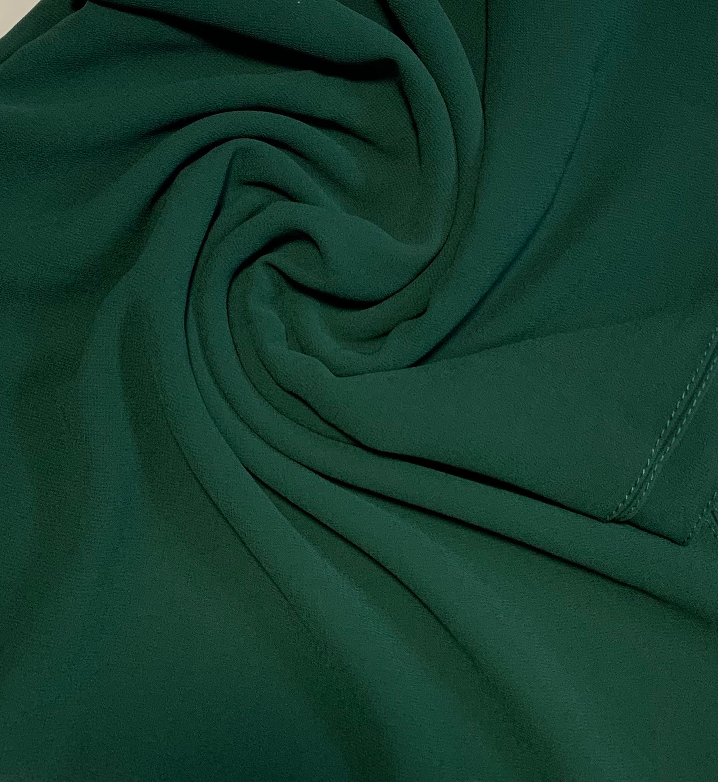 Emerald green chiffon shawl