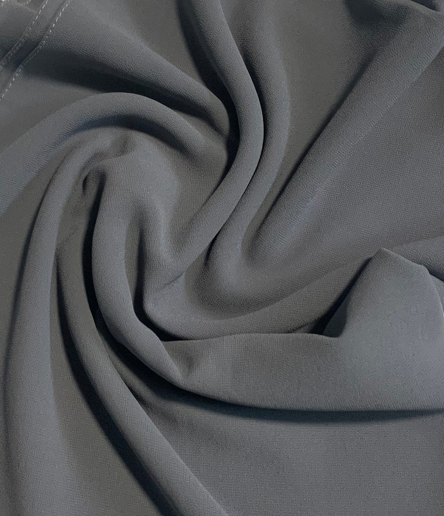 Charcoal chiffon shawl