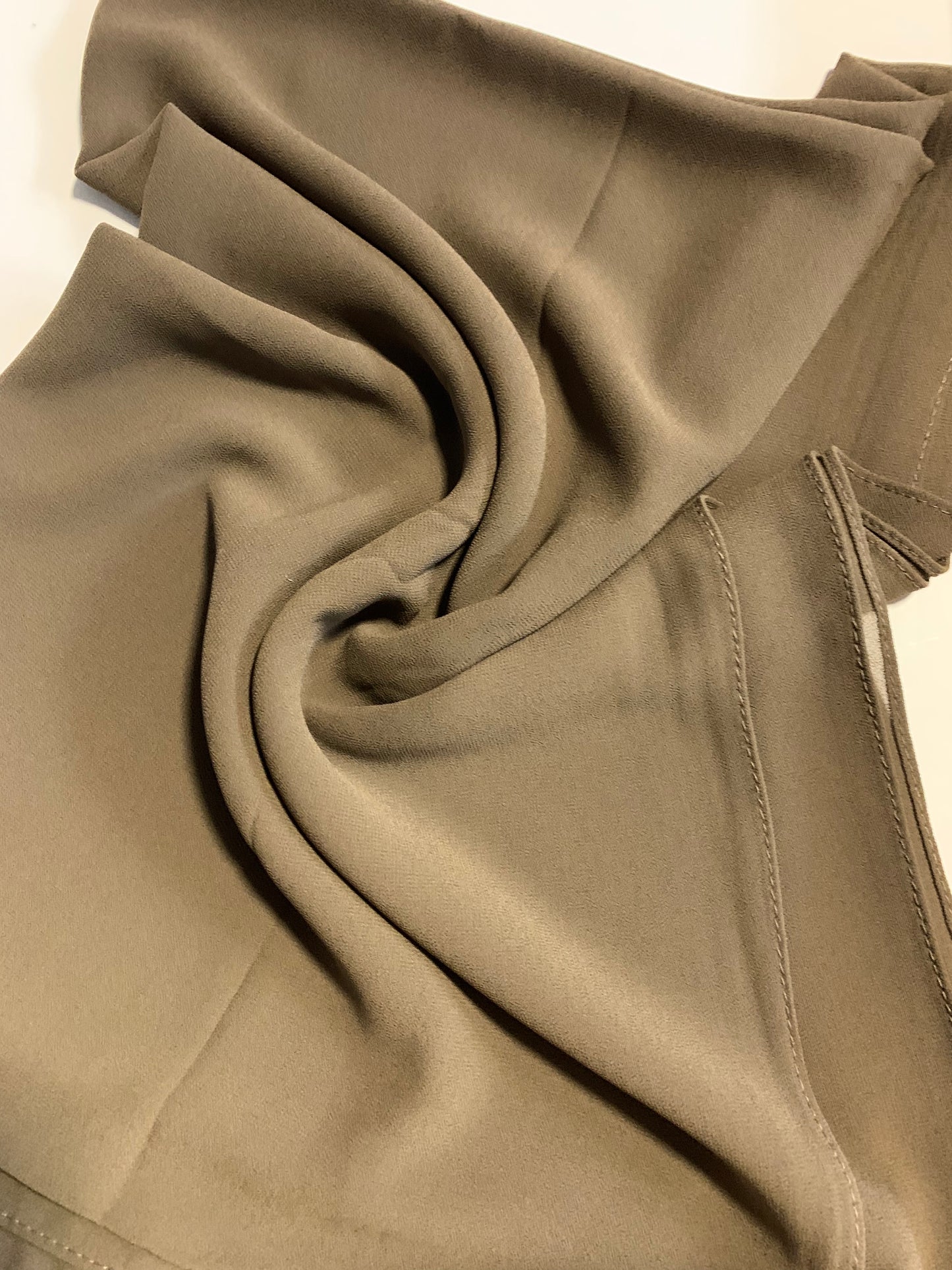 Peanut brown chiffon shawl
