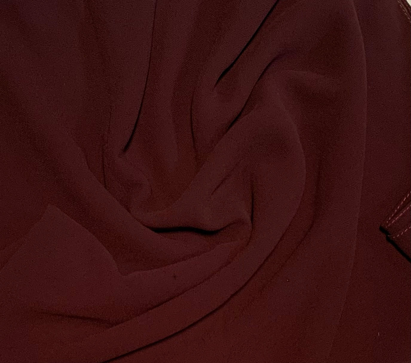 Darkest Marron chiffon shawl