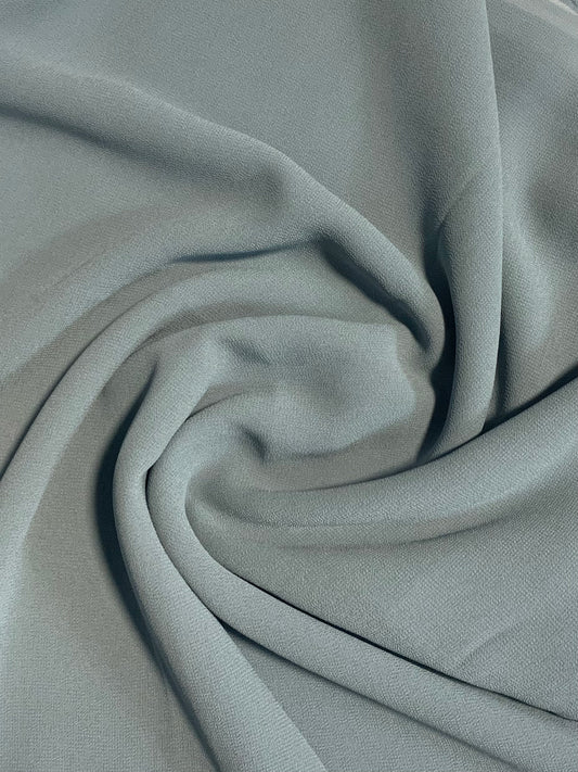 Light Denim blue chiffon shawl