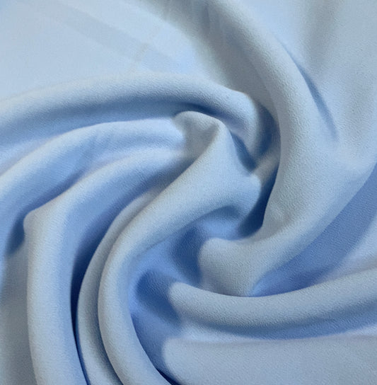 Sky blue chiffon shawl