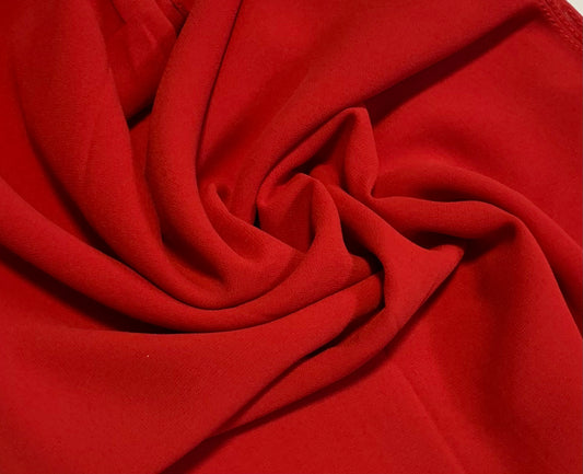 Red Chiffon Shawl